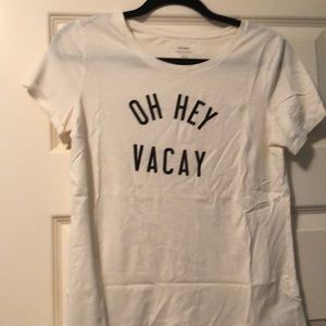 T shift- oh hey vacay